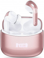 Ajblg X15 - Auriculares Inalámbricos Deportivos Bluetooth color rosa