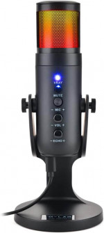Micrófono The G-Lab K-Mic Natrium Gaming con iluminación RGB