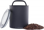 AirScape Planetary Design Bote hermético, Acero Inoxidable, Negro Mate, 1 Kg