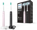 Philips Sonicare 3100: Pack 2 cepillos dentales eléctricos