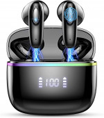 Romoke T19: Auriculares Bluetooth In-Ear con Pantalla LED, 4 Micrófonos HD, IP7 Impermeables