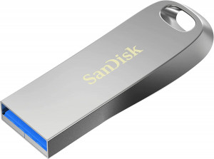 SanDisk Ultra Luxe: Memoria flash USB 3.1 elegante y rápida de 256 GB en Plata
