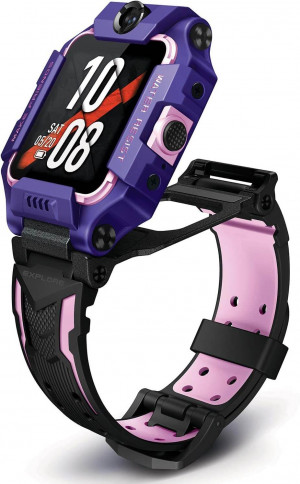 imoo Watch Phone Z6 - Teléfono Reloj Inteligente con GPS para Niños y Resistente al Agua - Púrpura