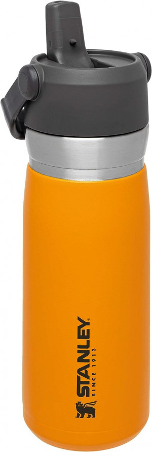 Clásica Botella de Agua Stanley IceFlow: Frío Duradero y Sin Derrames