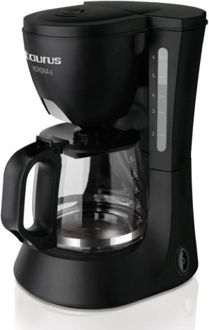Cafetera de Goteo Taurus Verona 6 - 6 Tazas - 600W - Color Negro