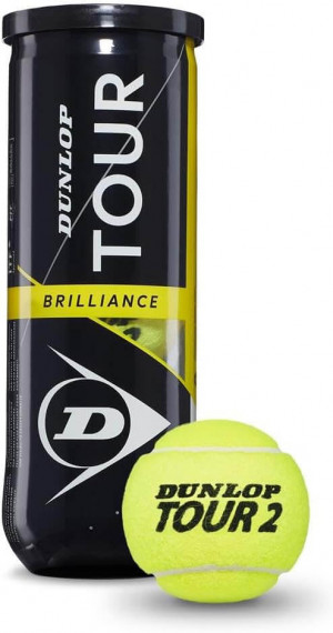 3 pelotas de tenis Dunlop Tour 2