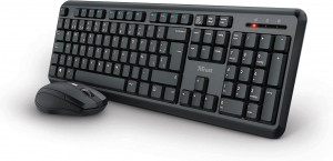 Trust Ymo Pack Teclado y Ratón Inalámbrico color negro
