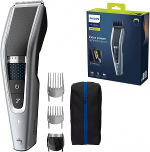 Cortapelos Philips Serie 5000 HC5630/15 con 28 ajustes de longitud y 90 min sin cable
