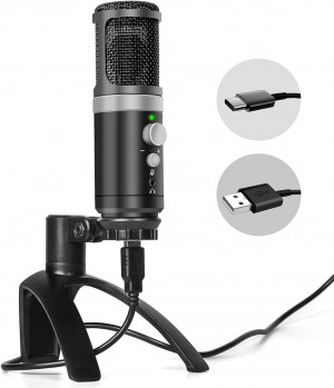 MOMAN EM2 Microfono USB Grabación Profesional