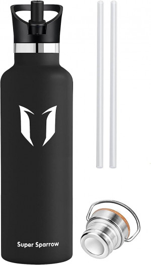 Super Sparrow Botella Térmica de Agua Acero Inoxidable 1L.