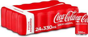 Coca-Cola Sabor Original - Pack de 24 latas 330 ml