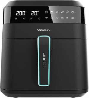 Freidora sin Aceite Cecotec 6L: Tecnología PerfectCook, 1700W, Panel Táctil, 9 Modos
