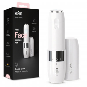 Braun Face Mini FS1000: Depilación facial suave y portátil con luz