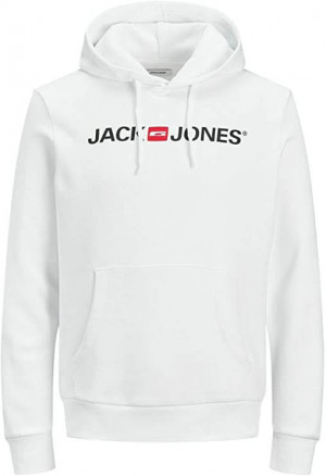 Sudadera para hombre Jack & Jones jjeCorp Logo color blanco XL