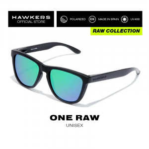 Gafas de sol polarizadas Hawkers ONE RAW Black Emerald para hombre y mujer