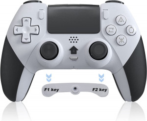 Mando inalámbrico Tefelan para PS4 y PC con funciones avanzadas.
