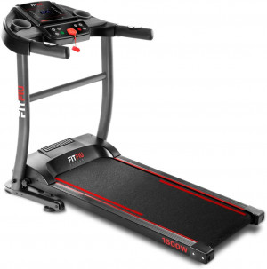 Cinta de Correr Plegable FITFIU Fitness MC-200 de 1500W con 12 Programas y Pulsómetro