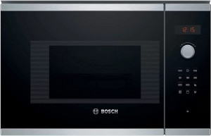 Microondas integrable Bosch Serie 4 con grill y capacidad de 20 litros Negro/Inox