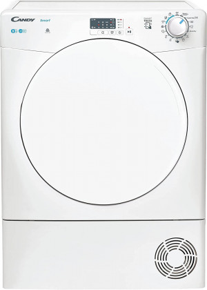 Secadora Candy Smart CSE C8LF-S de 8KG con bomba de calor y funciones de planchado fácil
