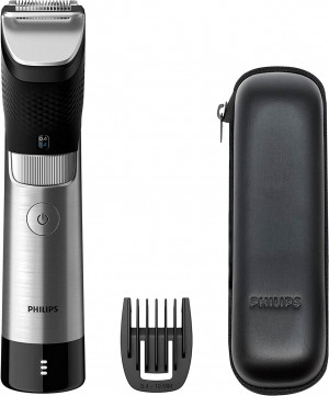 Philips Barbero Serie 9000 BT9810/15: Recortadora de barba versátil y resistente al agua