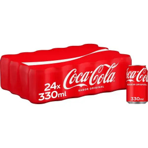 Pack 24 latas de Coca-Cola - 330 ml