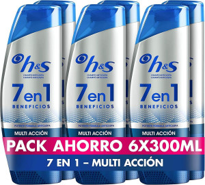 Pack 6 botellas H&S 7 Beneficios En 1