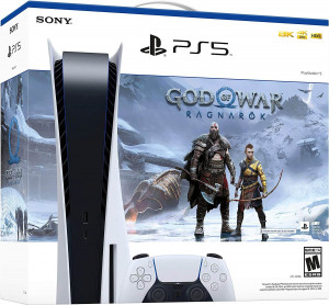 Consola Sony Playstation 5 (Disco) + God of War Ragnarok