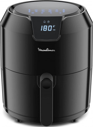 Moulinex Easy Fry Deluxe EZ4018 - Freidora de Aire Sin Aceite con 8 Programas de Cocinado