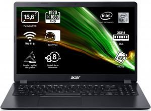Portátil Acer Aspire 3 A315-56: Potencia y diseño en Full HD de 15.6