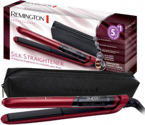 Plancha de Pelo Remington Silk color rojo