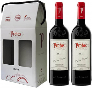 Vino Tinto Protos Roble Ribera del Duero (2 Botellas de 75cl)