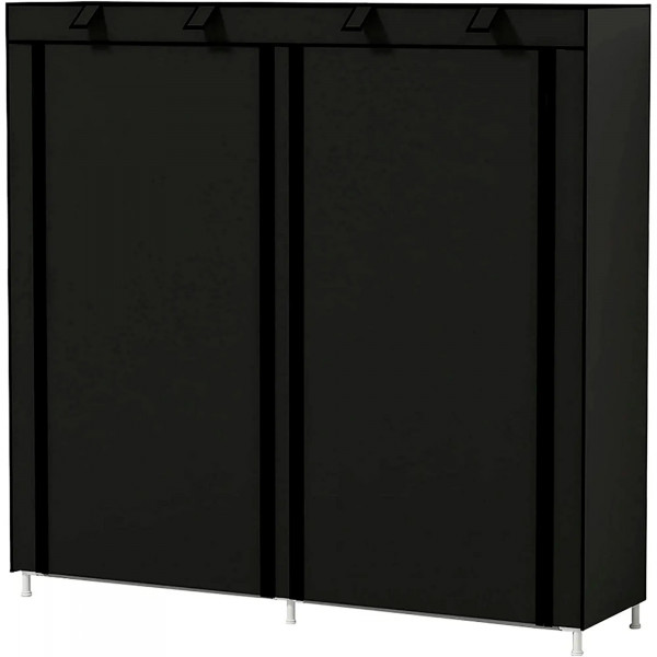 Armario Zapatero Tela Nyana de 110x120x30cm con Puertas Cremallera