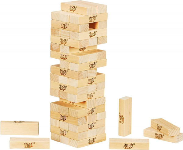 Hasbro Gaming Jenga Classic: Juego infantil que promueve la velocidad de reacción
