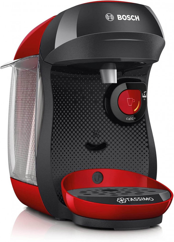 Bosch Tassimo Happy TAS1003 Cafetera Multibebida Negro/Rojo