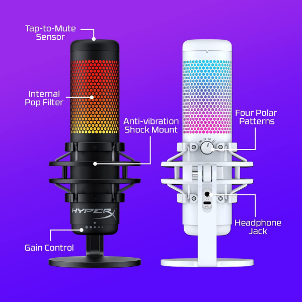 HyperX QuadCast S: el micrófono para streaming y podcasting