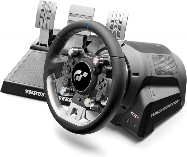 Thrustmaster T-GT II: Volante Force Feedback con Licencia Oficial PlayStation 5 y Gran Turismo
