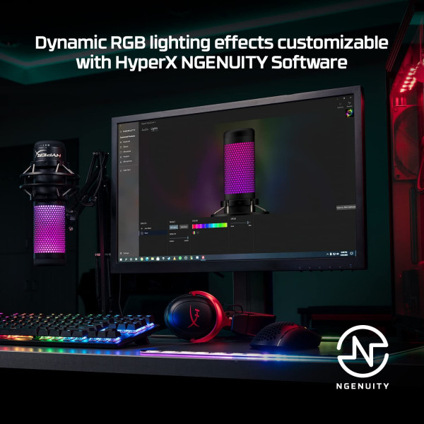 HyperX QuadCast S: el micrófono para streaming y podcasting
