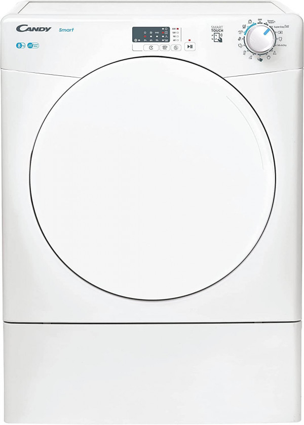 Secadora Candy Smart CSE V8LF-S de 8KG con tecnología NFC y múltiples funciones