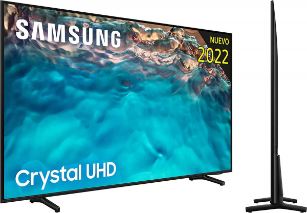 Samsung TV Crystal UHD 2022 BU8000 - Smart de 43", 4K, Procesador Crystal UHD